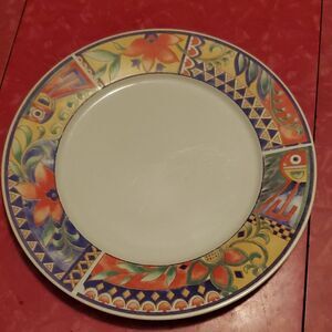 Lynns Stoneware Savanna Rim Dinner Plate 10 5/8"